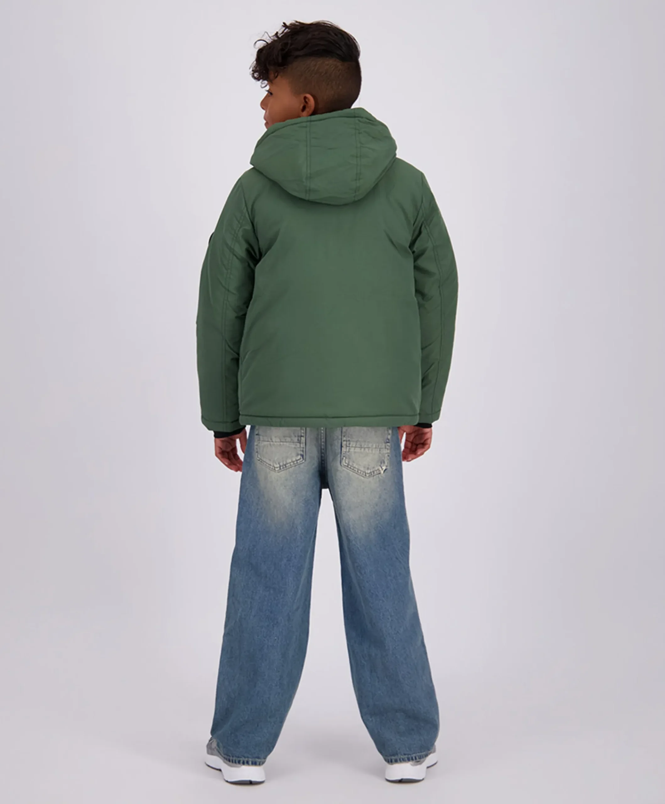 Jongens jas groen
