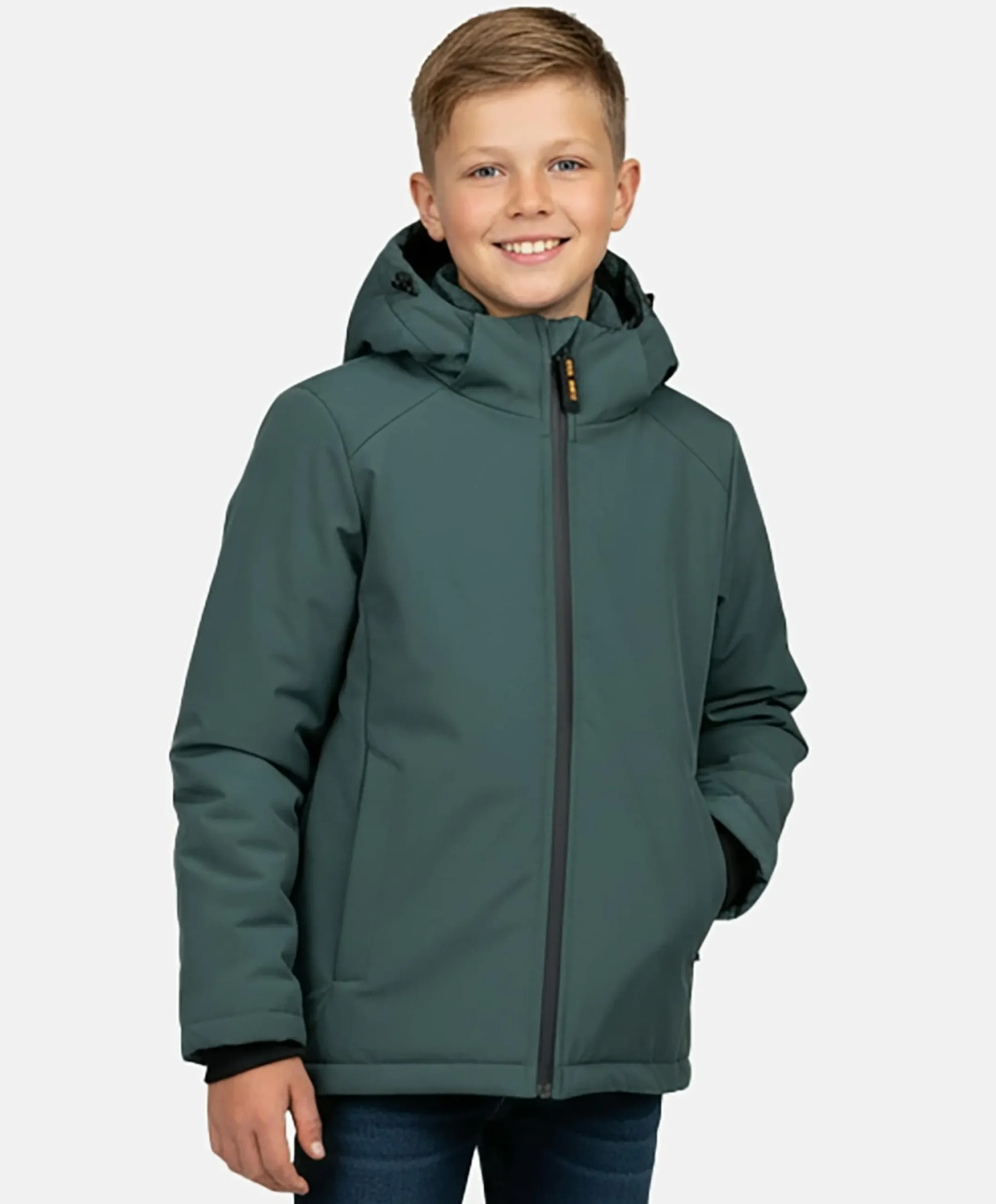 Jongens jas groen