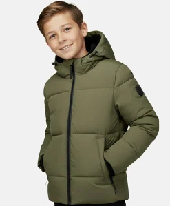 Jongens jas groen