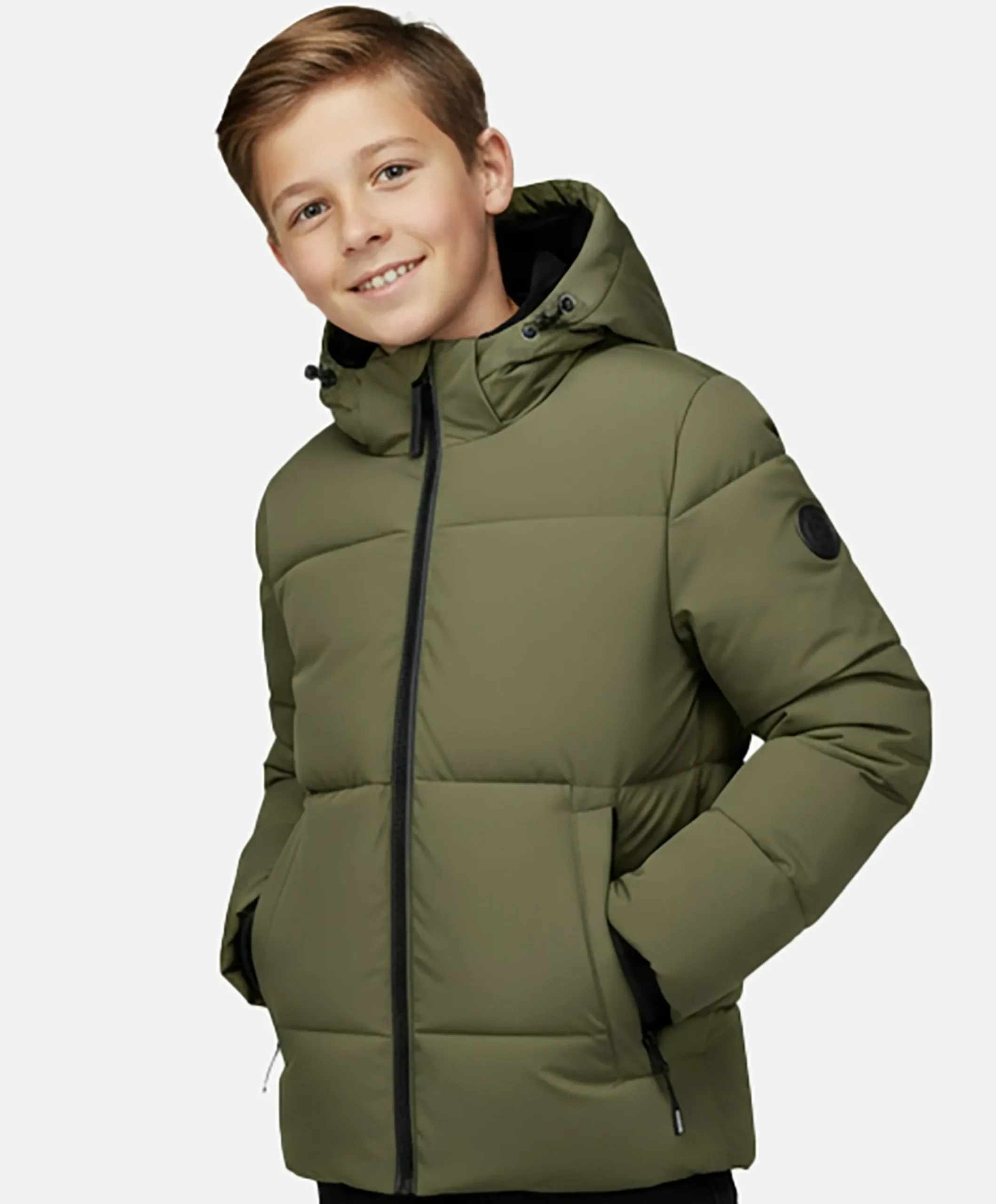 Jongens jas groen