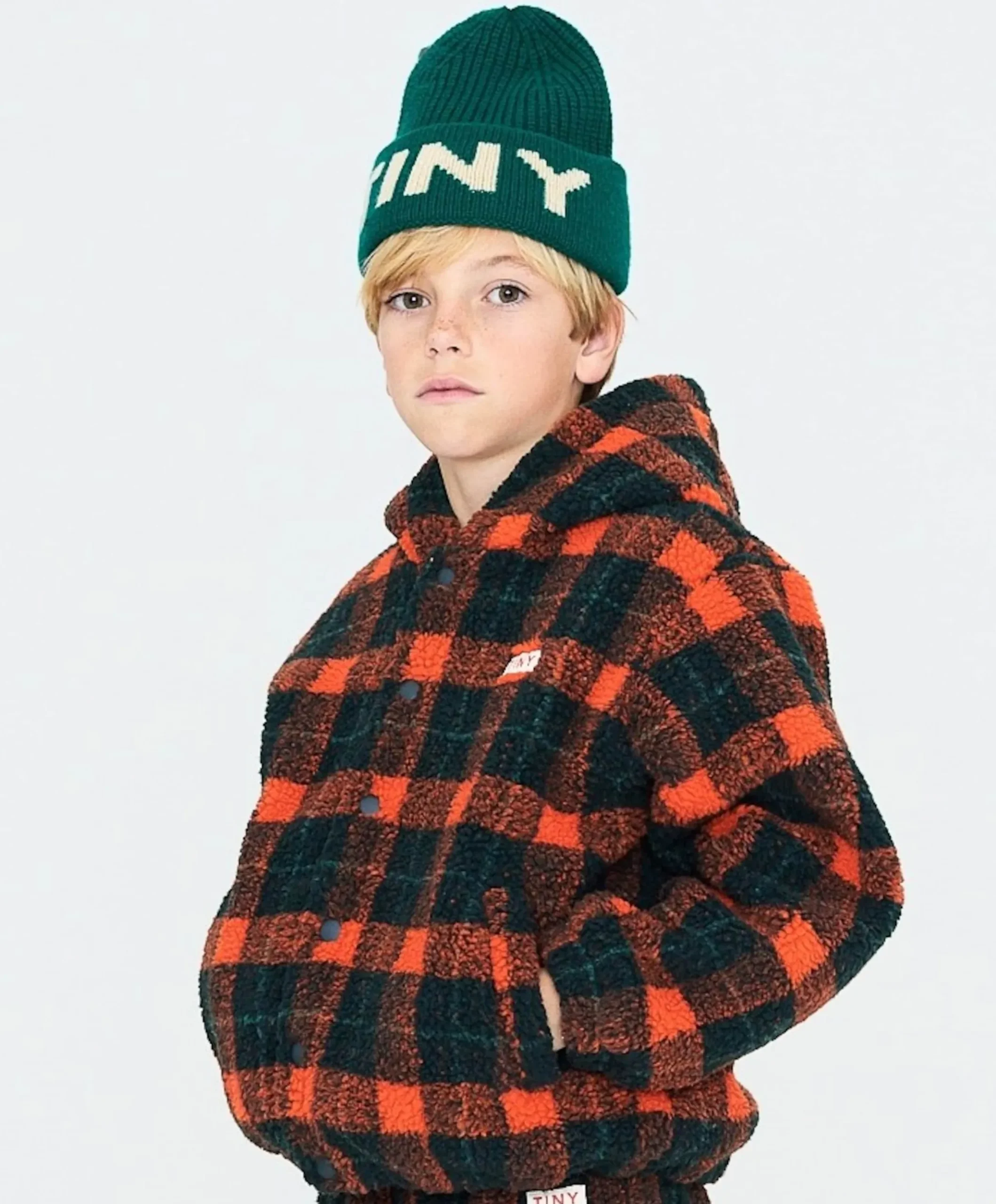 Jongens jas rood