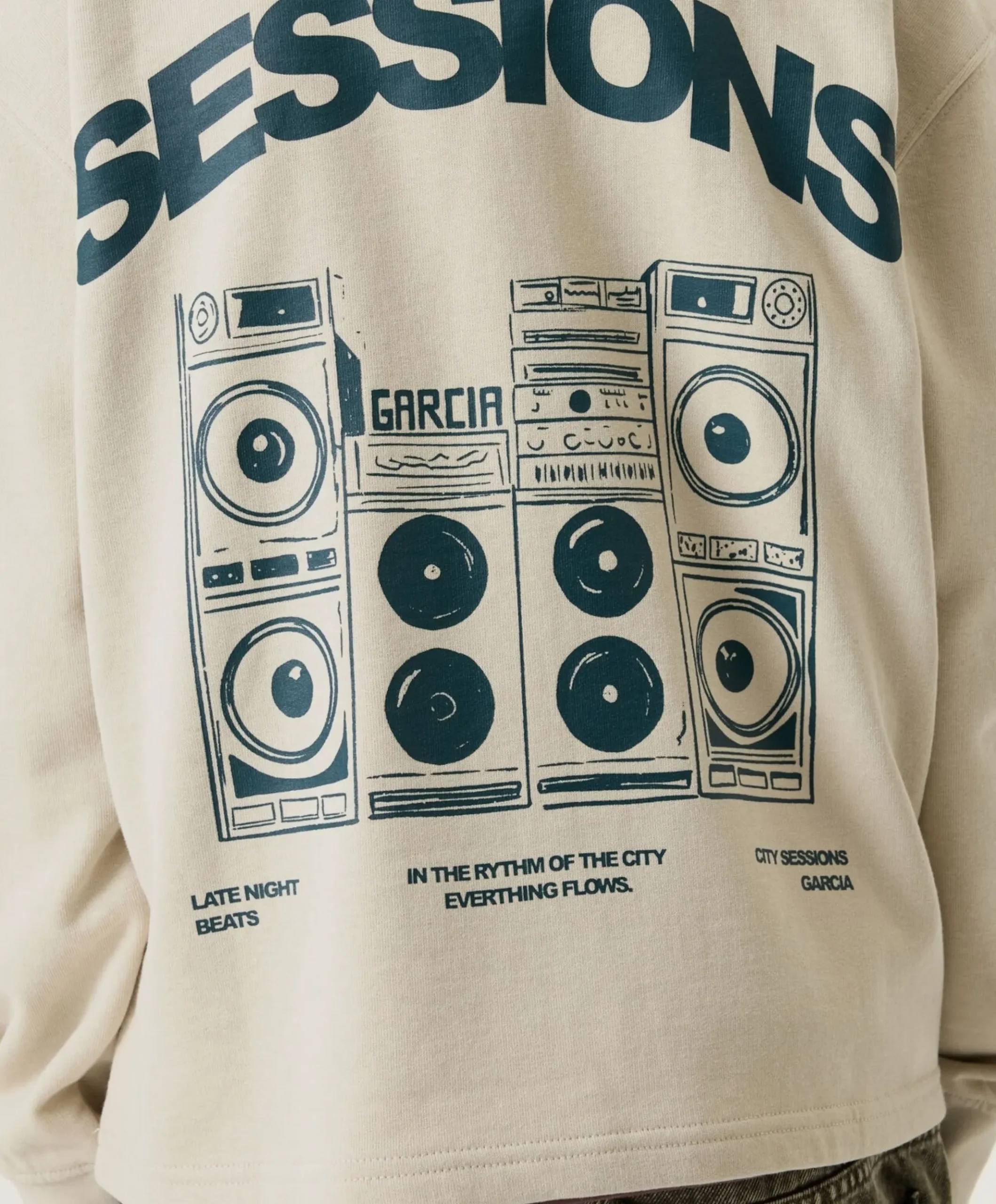 Jongens longsleeve beige