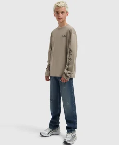 Jongens longsleeve beige