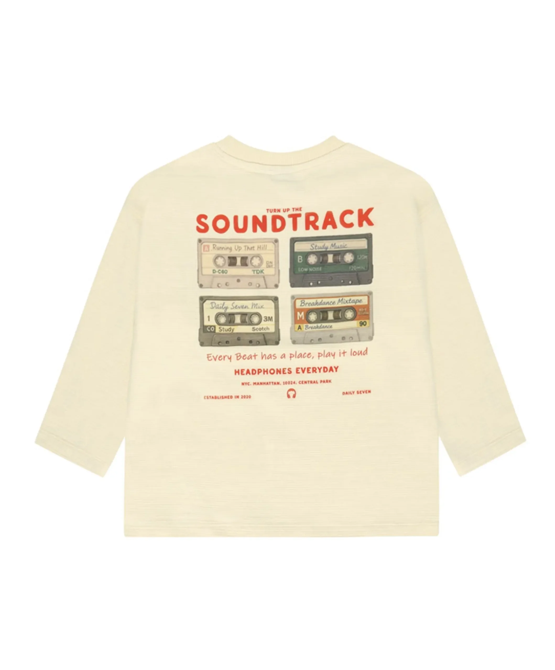 Jongens longsleeve beige