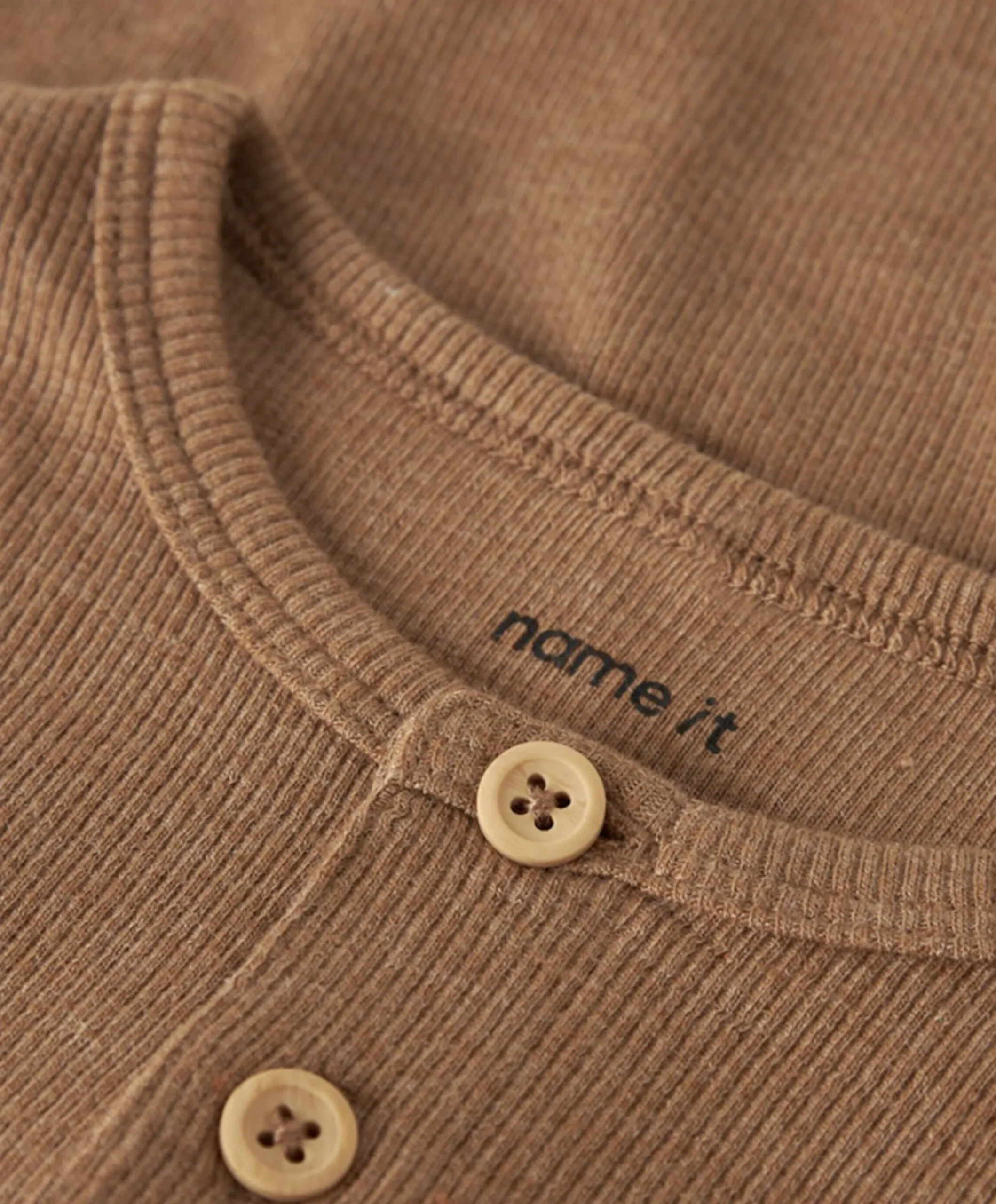 Jongens longsleeve beige