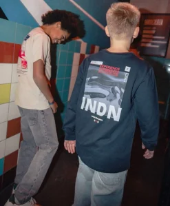 Jongens longsleeve blauw