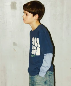 Jongens longsleeve blauw