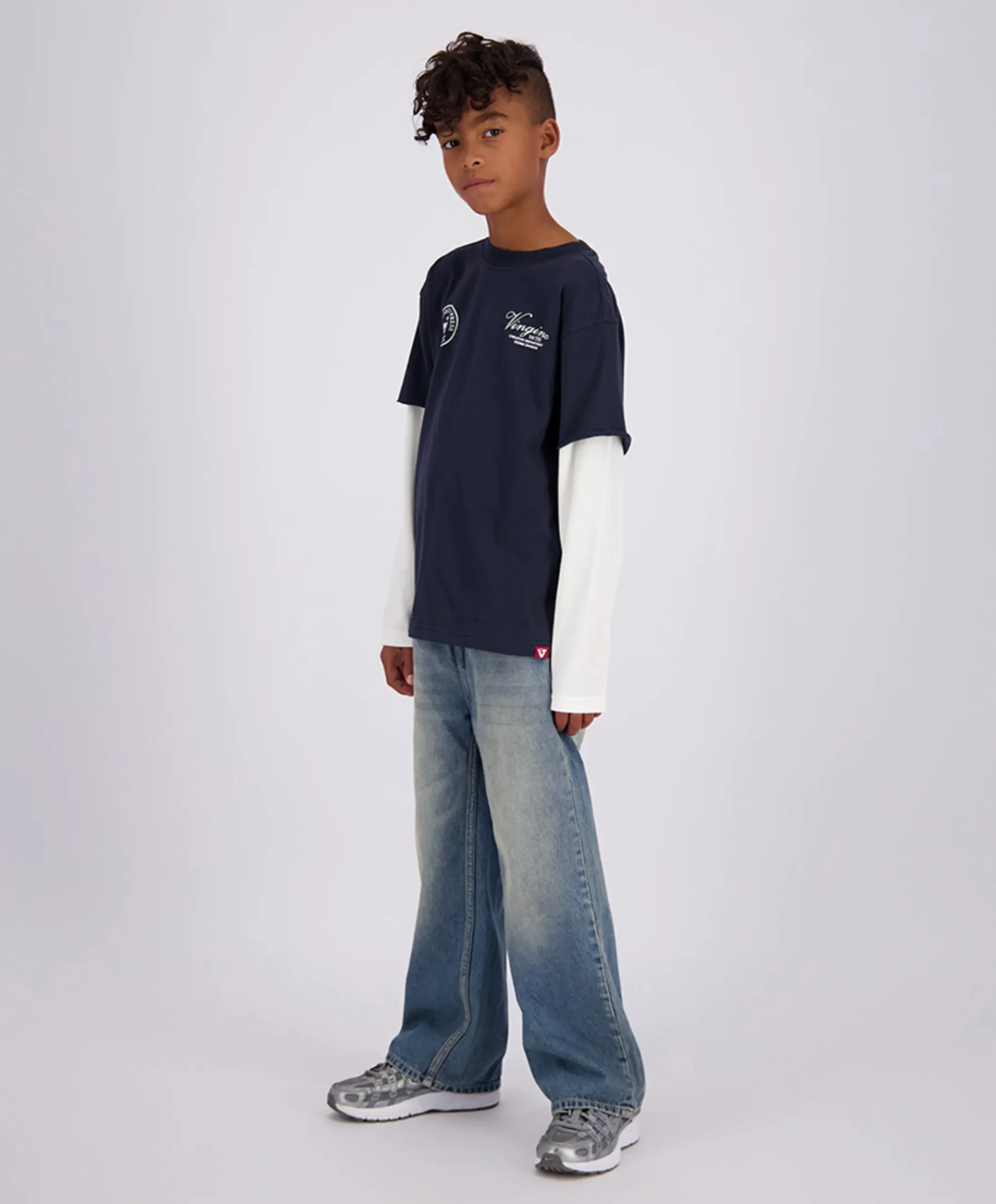 Jongens longsleeve blauw