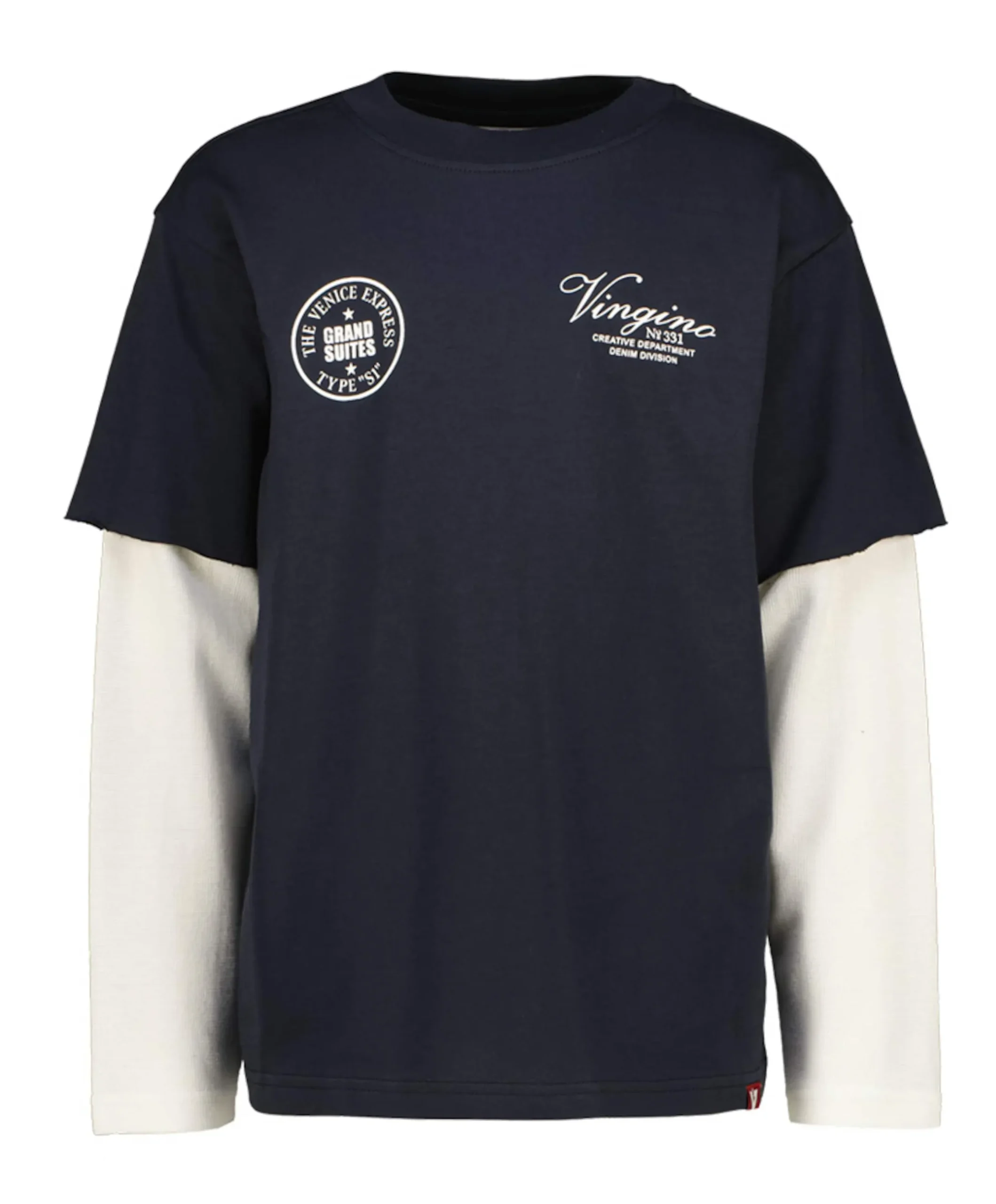 Jongens longsleeve blauw