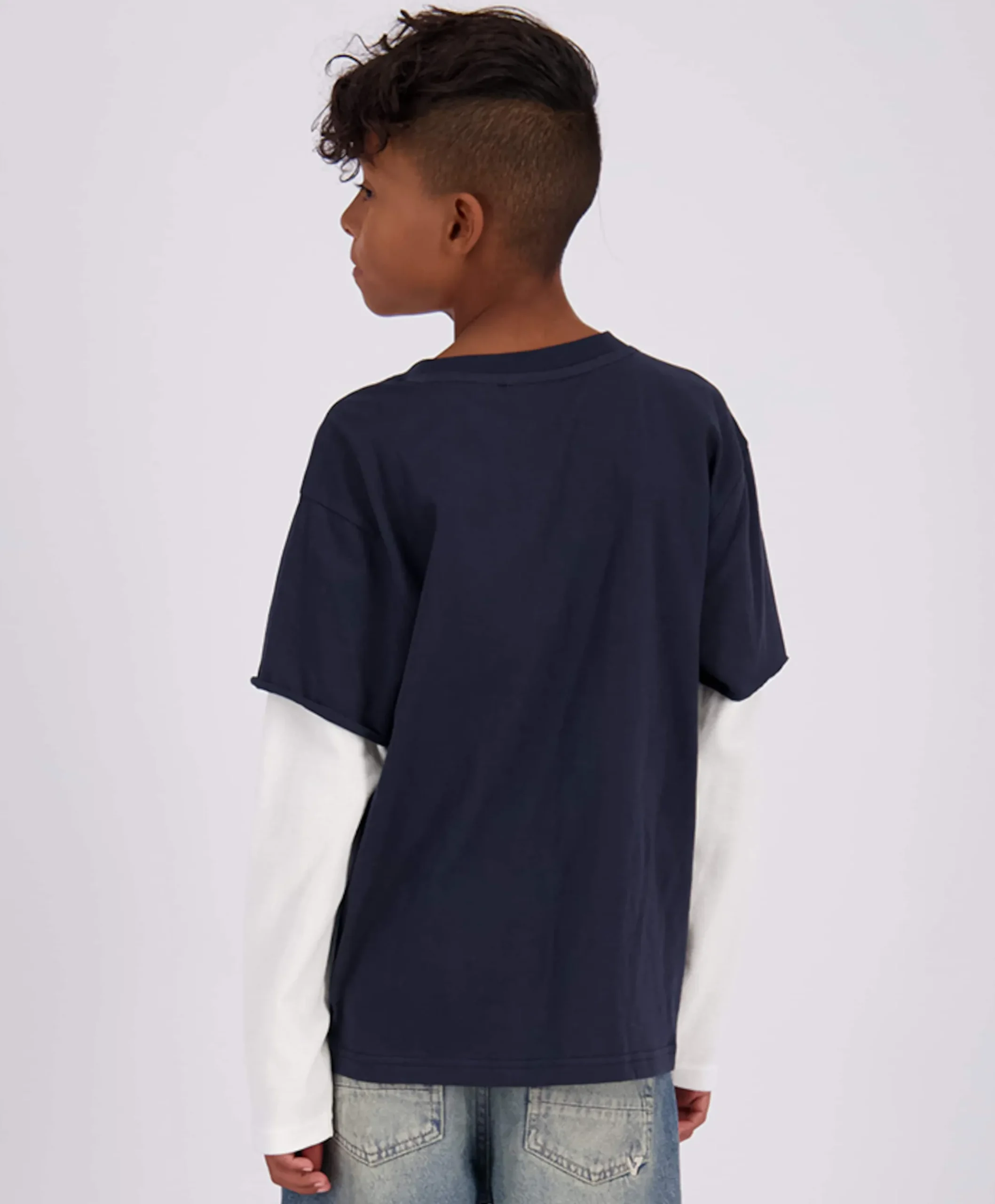 Jongens longsleeve blauw