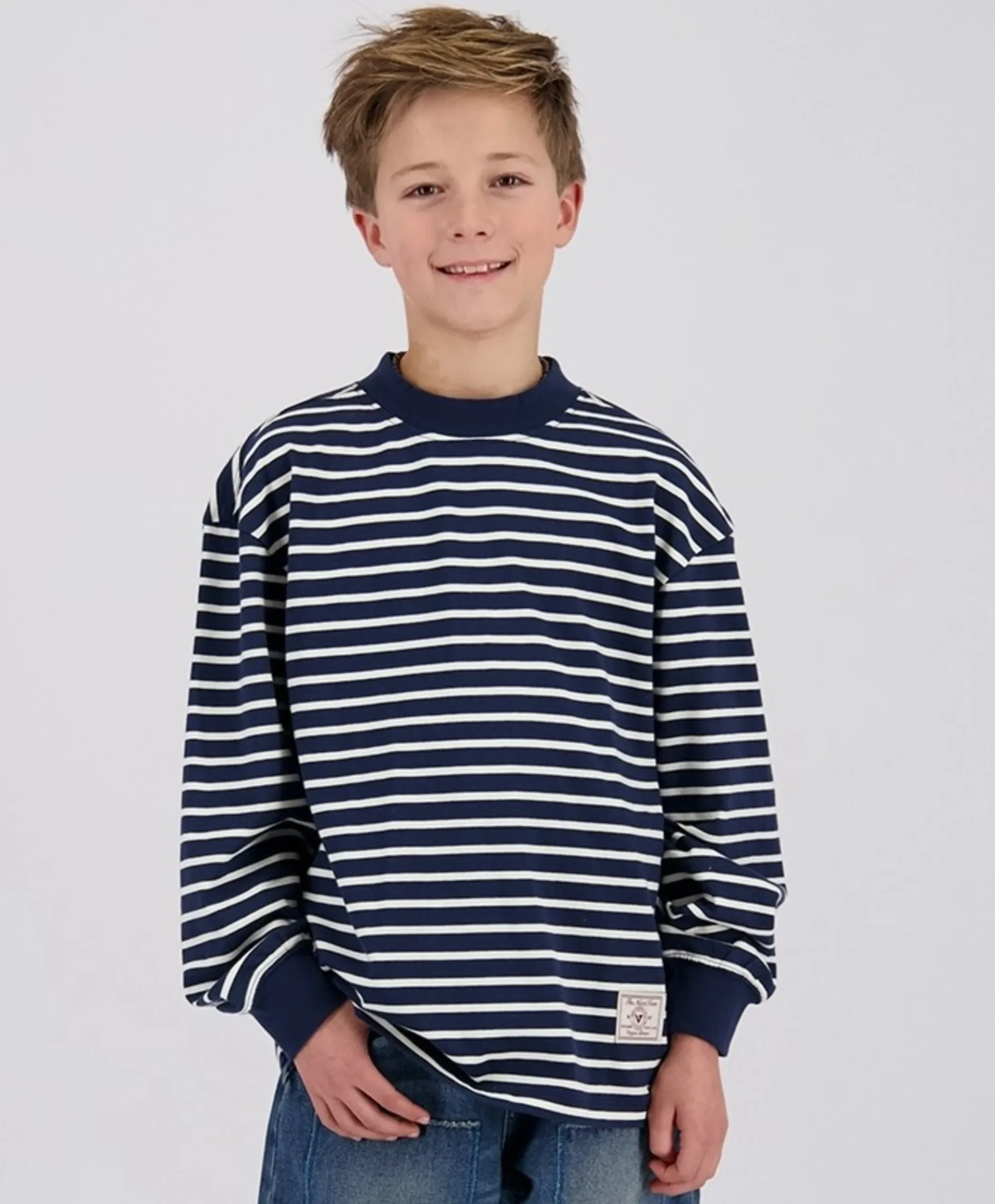 Jongens longsleeve blauw