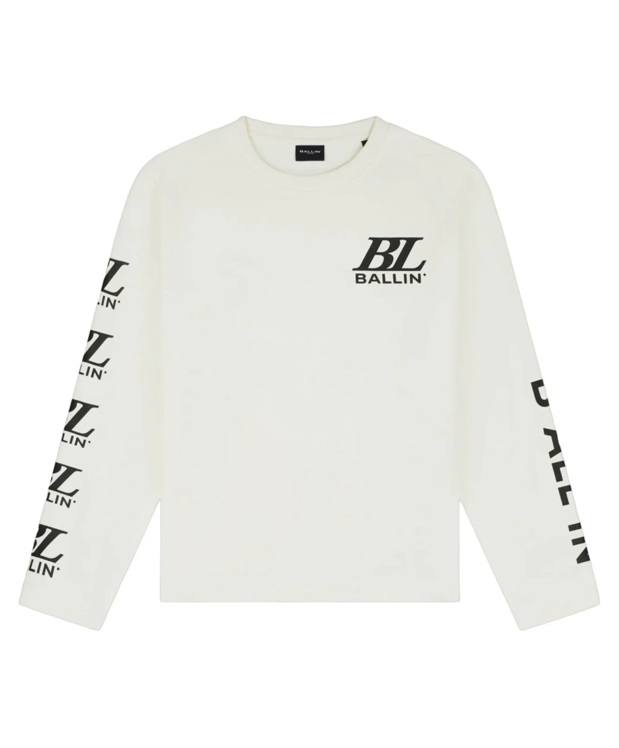 Jongens longsleeve ecru