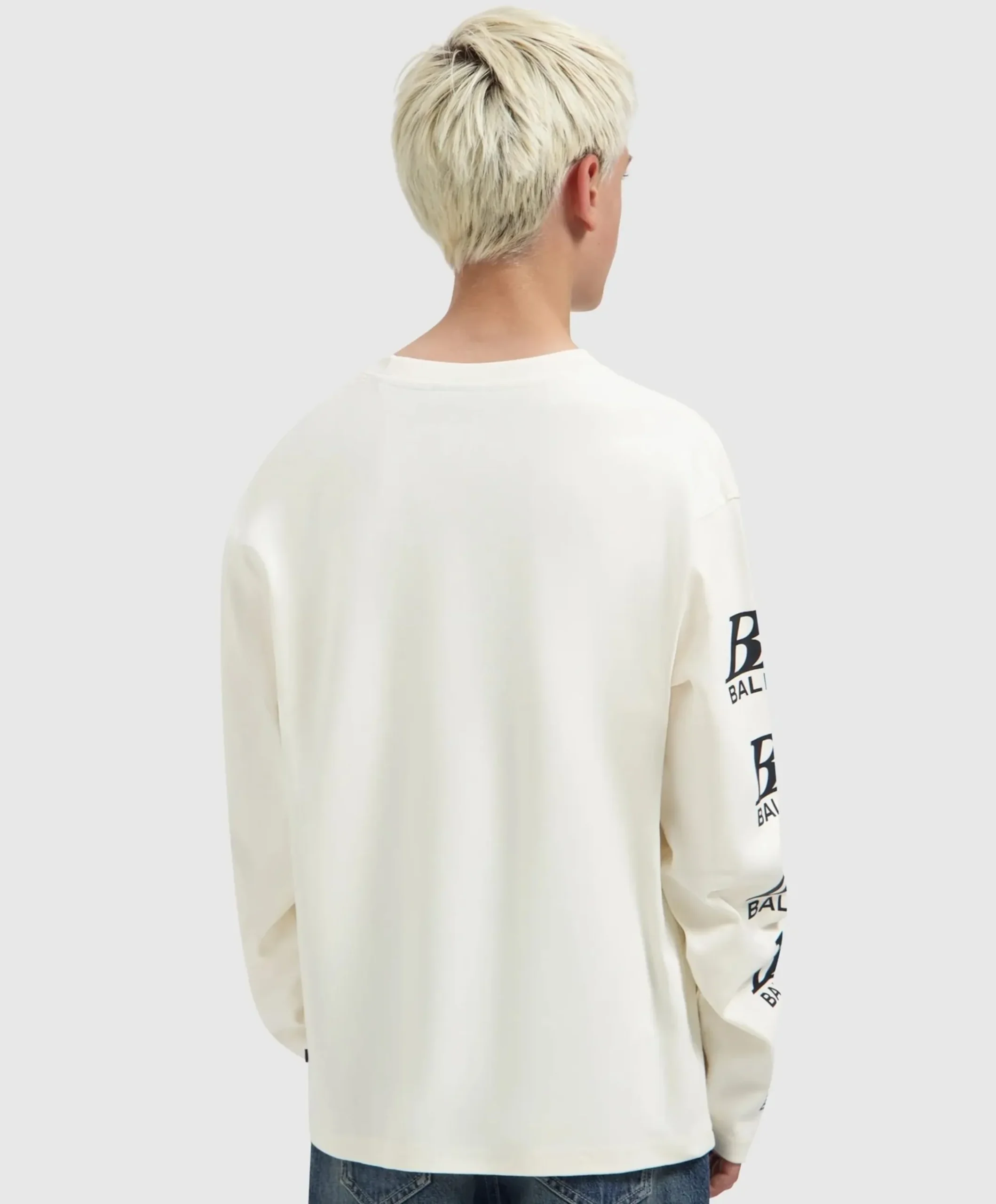 Jongens longsleeve ecru