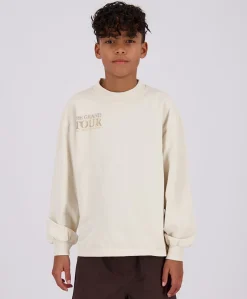 Jongens longsleeve ecru