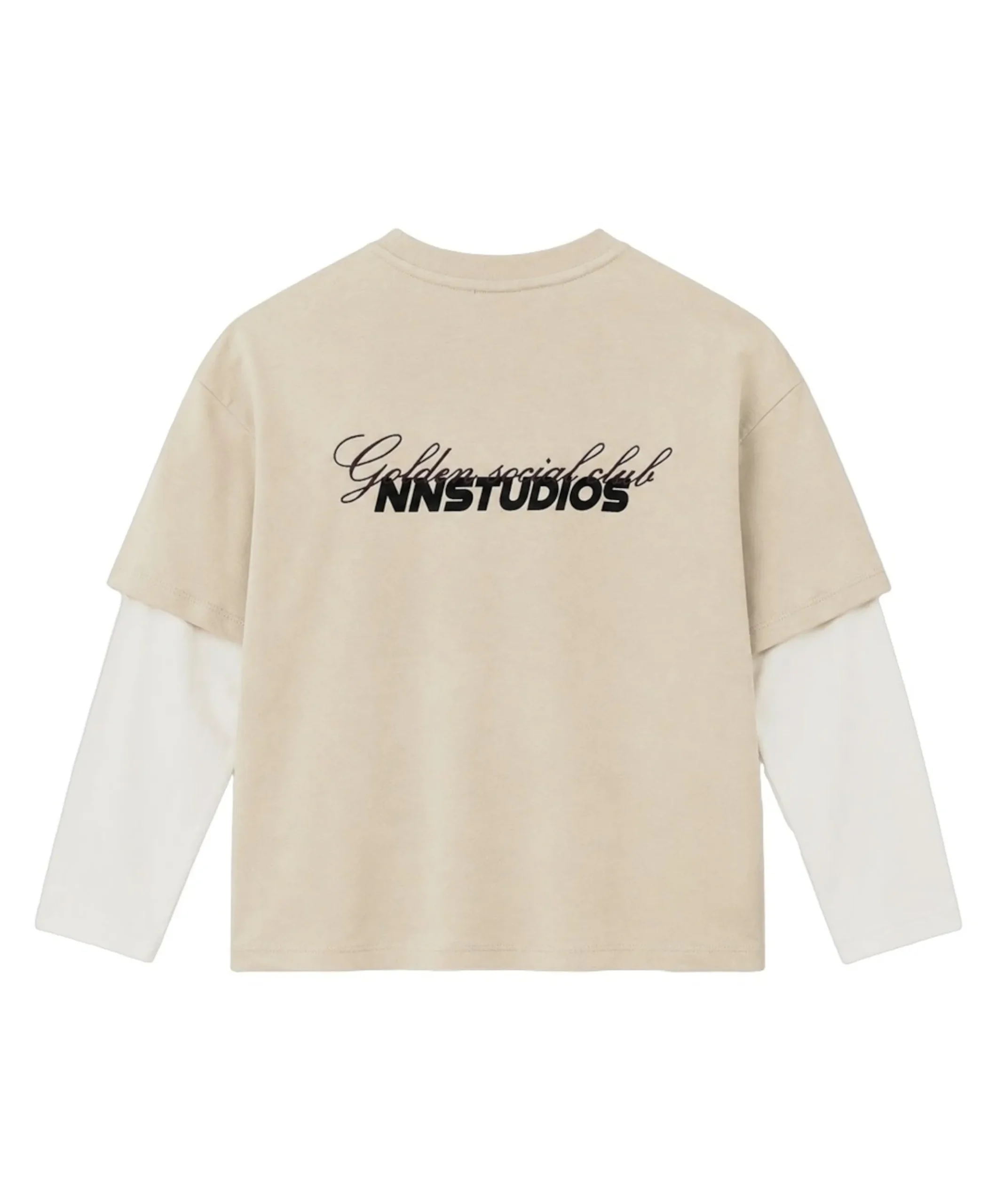 Jongens longsleeve ecru