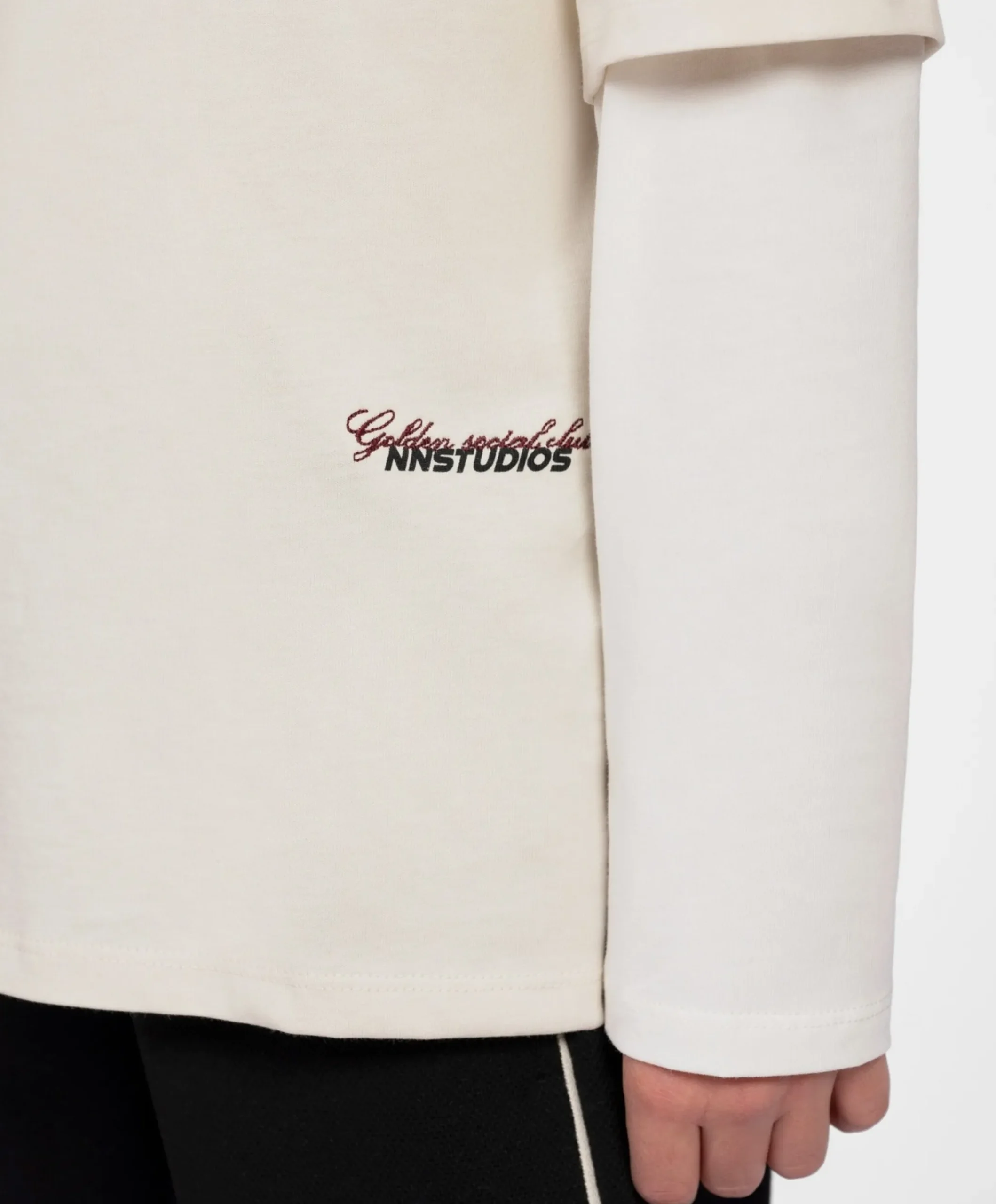 Jongens longsleeve ecru