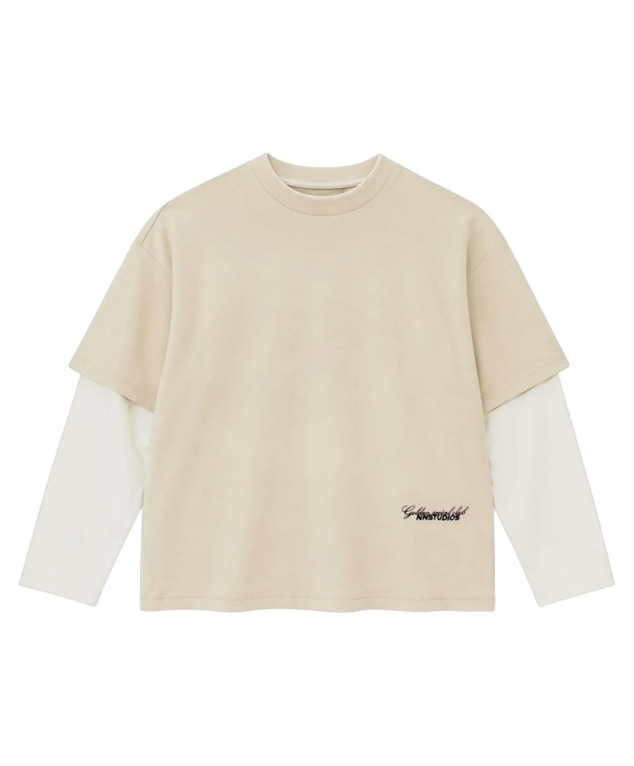 Jongens longsleeve ecru