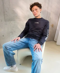 Jongens longsleeve grijs