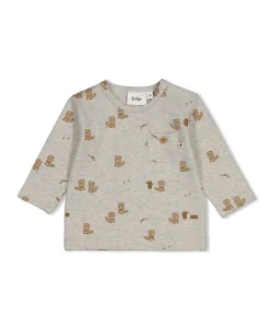 Jongens longsleeve grijs