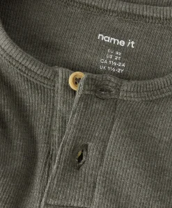 Jongens longsleeve groen