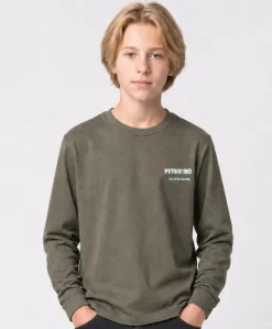 Jongens longsleeve groen