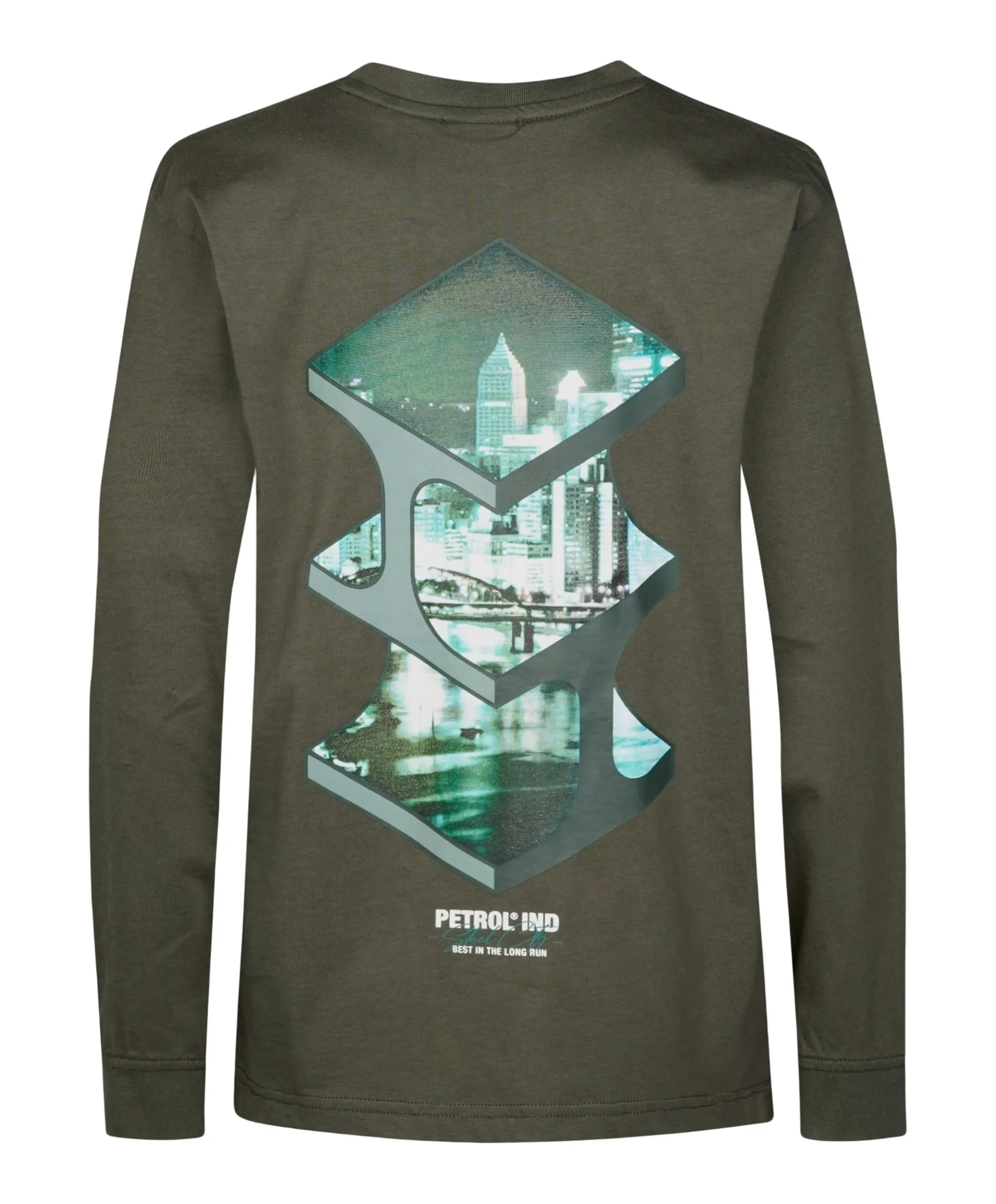 Jongens longsleeve groen