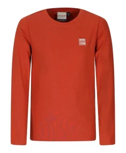 Jongens longsleeve oranje