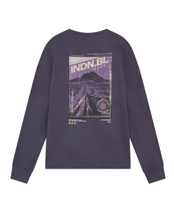 Jongens longsleeve paars