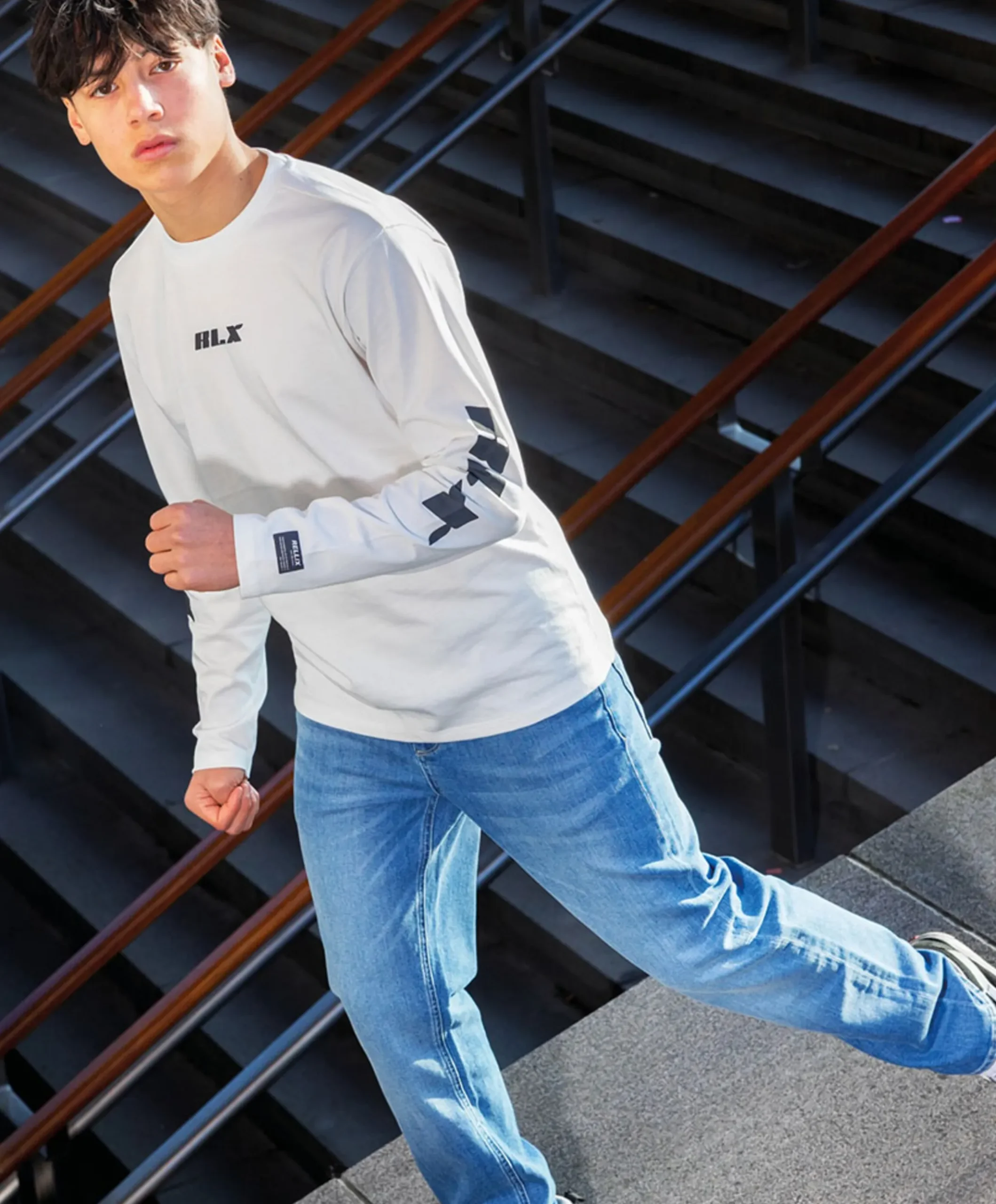 Jongens longsleeve wit