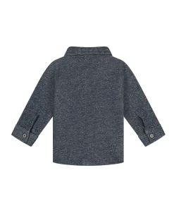 Jongens overhemd blauw