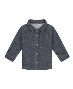 Jongens overhemd blauw