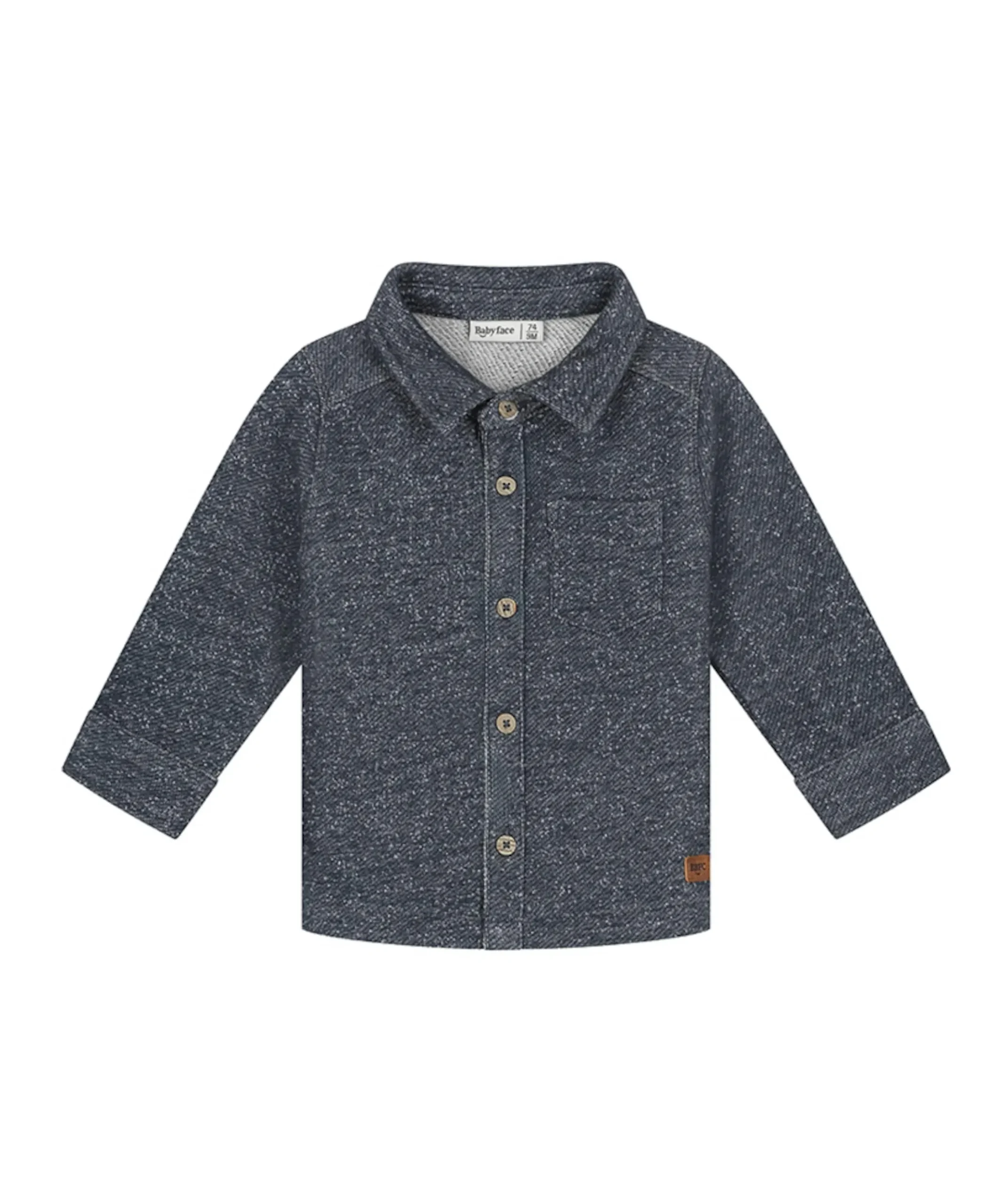 Jongens overhemd blauw