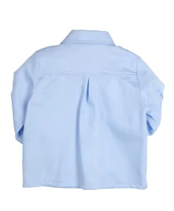 Jongens overhemd blauw