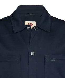 Jongens overhemd lange mouw blauw