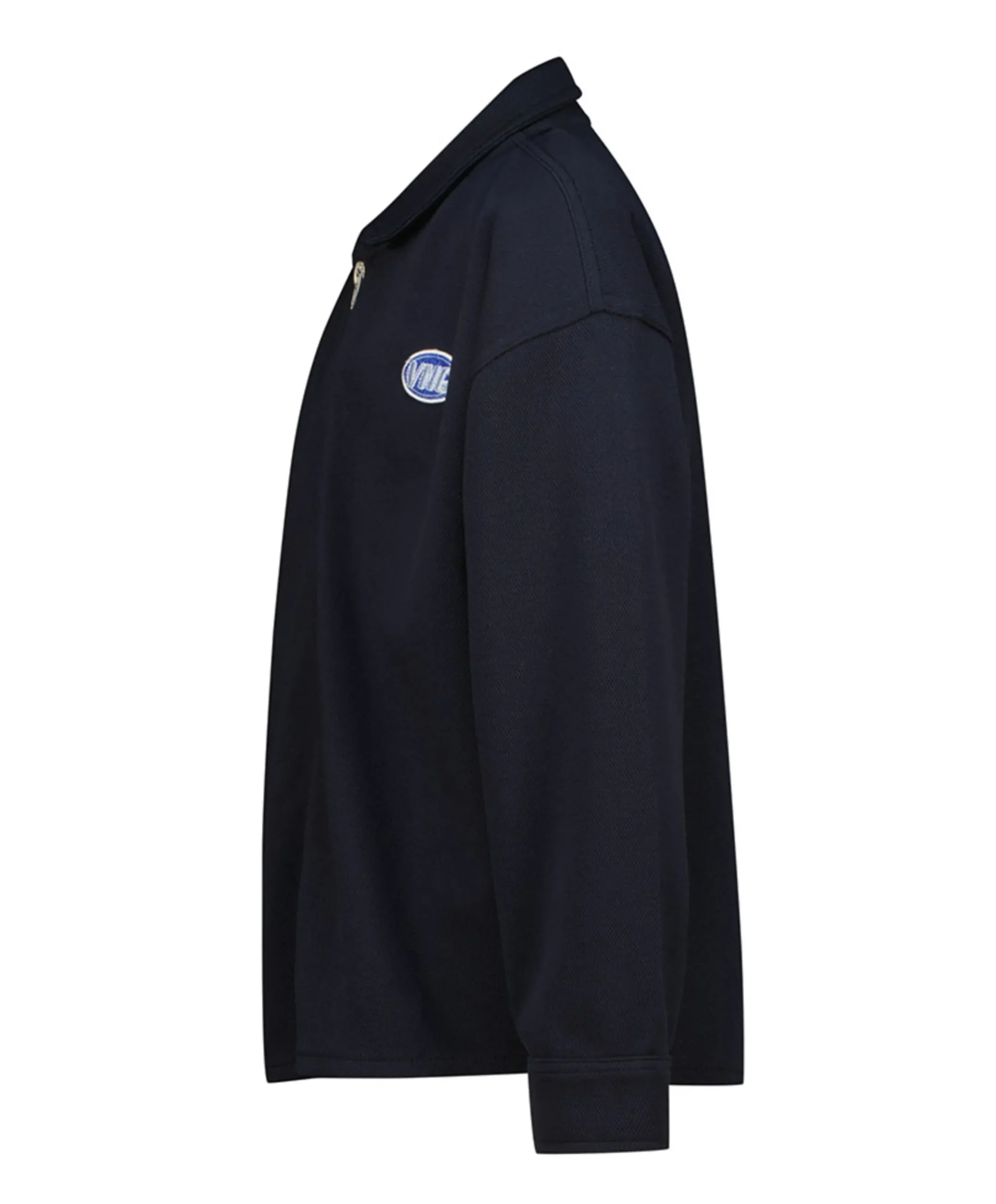 Jongens overhemd lange mouw blauw