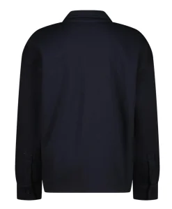 Jongens overhemd lange mouw blauw