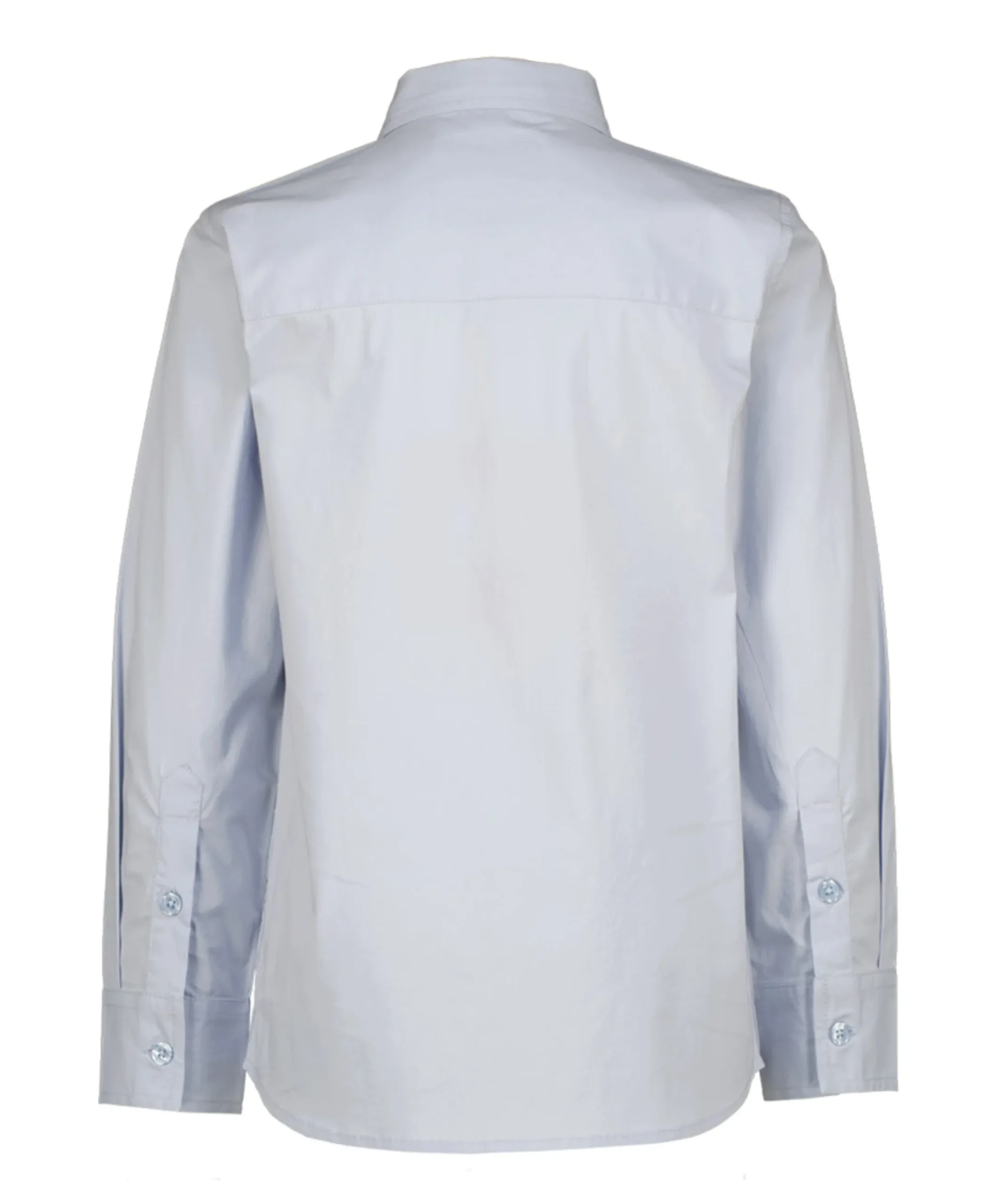 Jongens overhemd lange mouw blauw