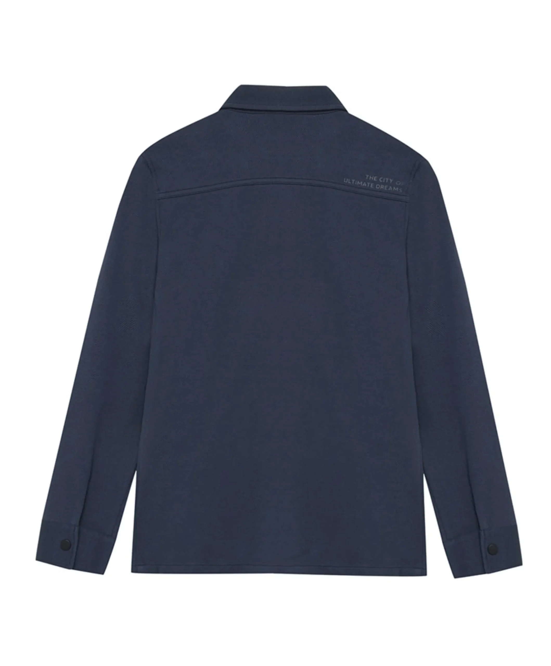 Jongens overhemd lange mouw blauw