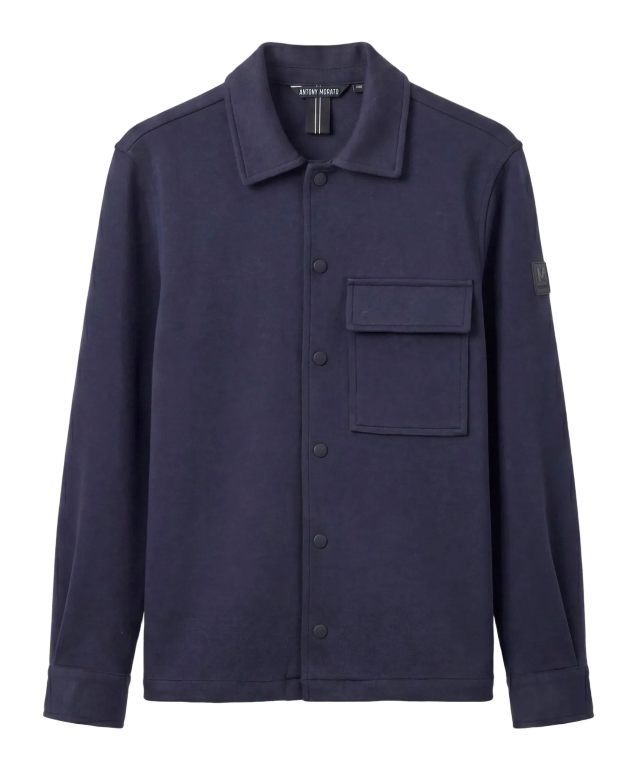 Jongens overhemd lange mouw blauw