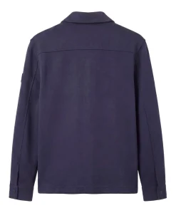 Jongens overhemd lange mouw blauw