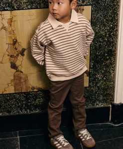 Jongens polo beige
