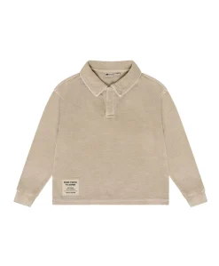 Jongens polo beige
