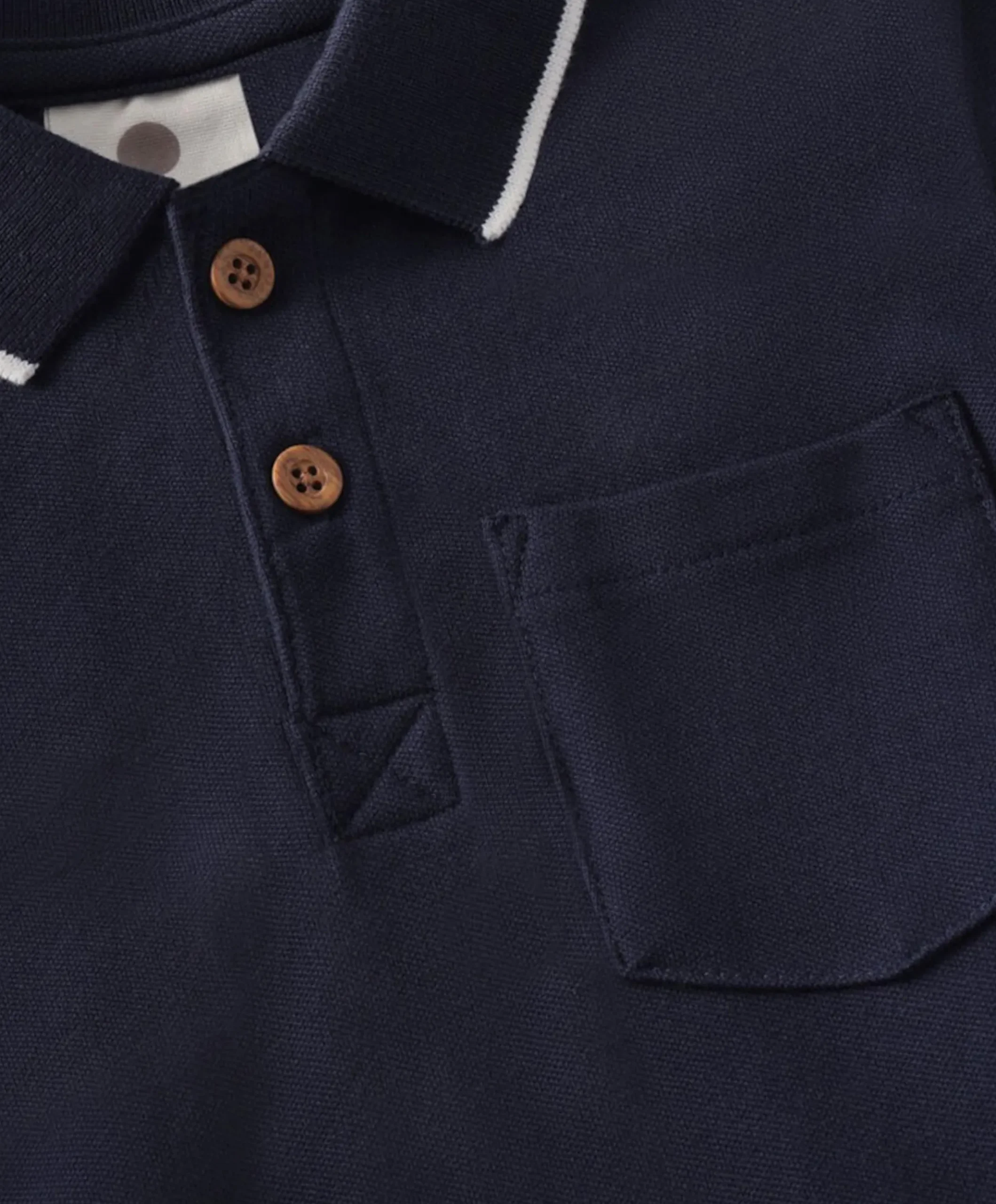 Jongens polo blauw