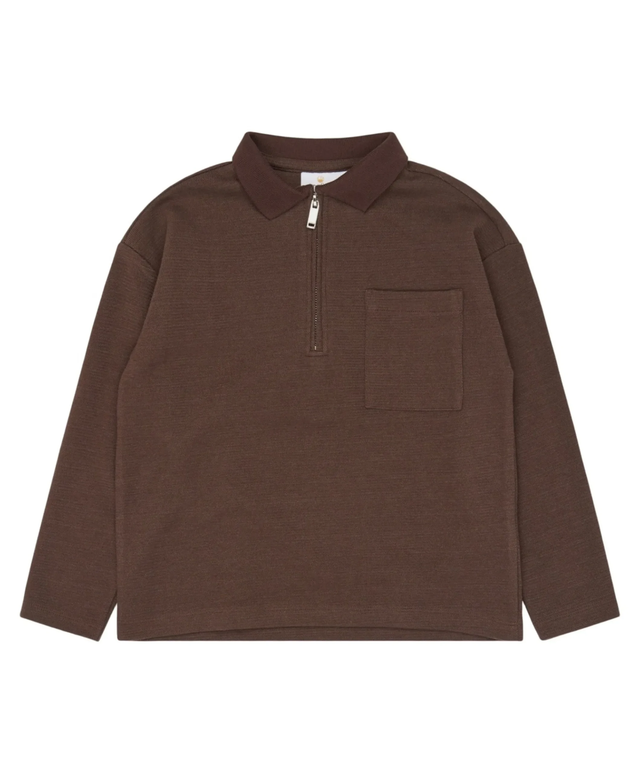 Jongens polo bruin