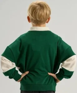 Jongens polo groen