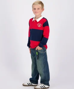 Jongens polo rood