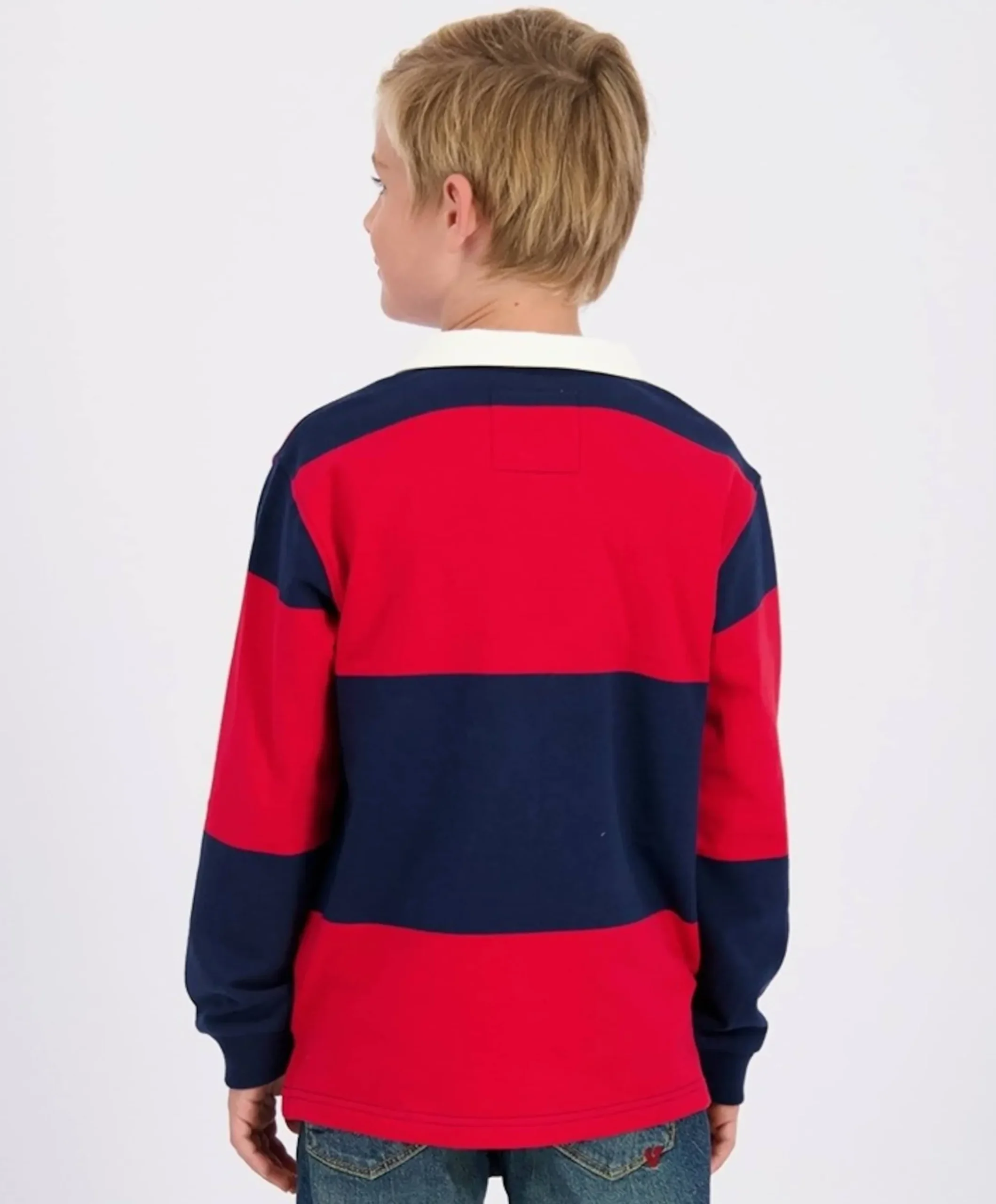 Jongens polo rood
