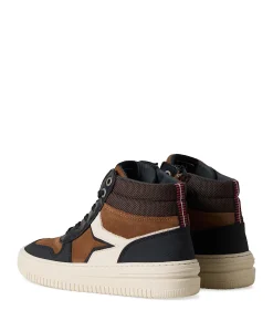 jongens sneakers bruin