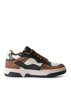 jongens sneakers bruin