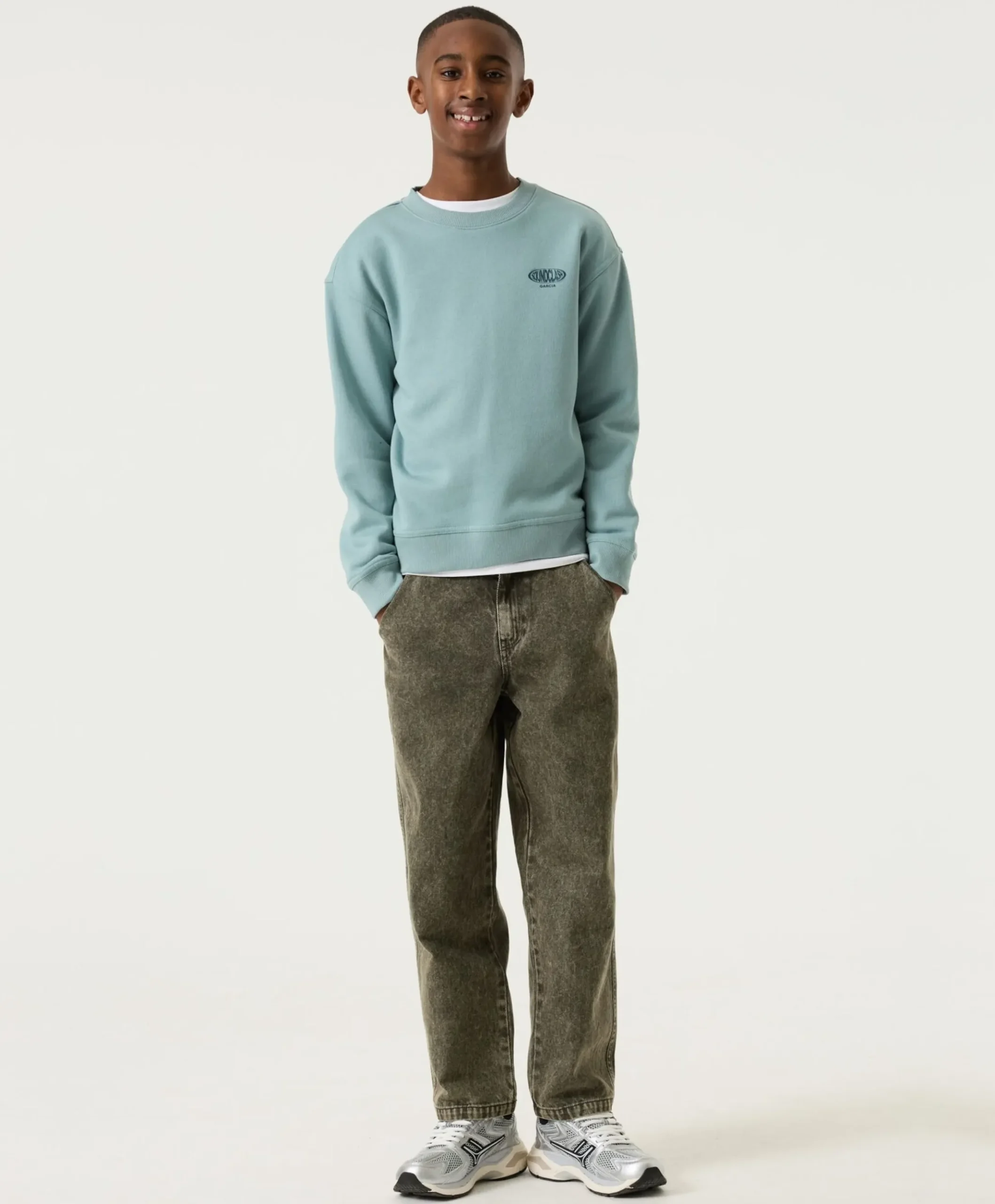 Jongens sweater blauw